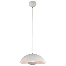 meineWunschleuchte Varya 1-flg. Ø 32 cm rund Metall grau