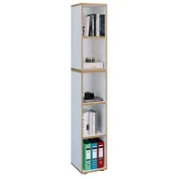 VCM Holzregal stehend platzsparender Aktenschrank Maße ca. B. 30