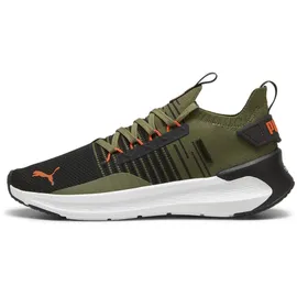 Puma Softride Symmetry Fuzion Laufschuhe 04 olive/black/flame flicker 42