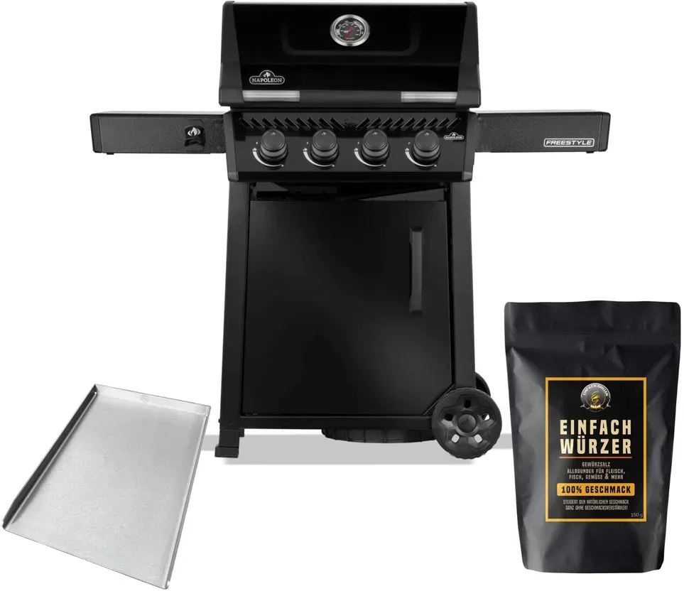 Einfach Grillen Bundle - Napoleon Freestyle 425 (2026), inkl. Einfach Würzer & Plancha