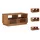 vidaXL Couchtisch mit Schubladen Braun Mangoholz 85 x 45,5 x 40 cm