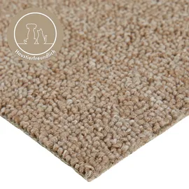 Andiamo Teppichboden ANDIAMO "Rambo, Feinschlinge, Gesamthöhe 4,5 mm, Luxusklasse LC1", beige, B:500cm L:300cm, Kunstfaser, Teppiche, meliert, Breite 400 cm oder 500 cm, strapazierfähig & pflegeleicht