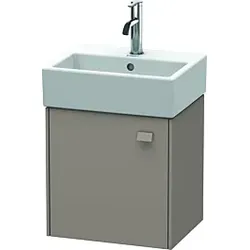 Duravit Brioso Waschtischunterbau BR4050L4343 434x339mm, Basalt Matt, Tür links
