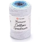 Yarn Art YarnArt Makramee-Baumwoll-Spektrum, Makramee-Schnur, 250 g, 246 m, 80% Baumwolle, Makramee-Seil, mehrfarbig, Makramee-Garn, Gewicht Kammgarn – Aran(4) (1304)