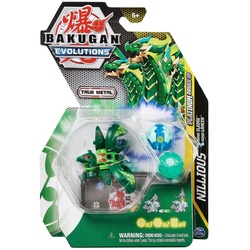 Spin Master 6063394 (20138086) - Bakugan Evolutions - Platinum Power Up - Nillious, Nano Sledge & Nano Lancer - True Metal