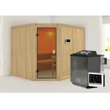 Sauna Horna inkl. 9 kW Bioofen ext. Strg.,