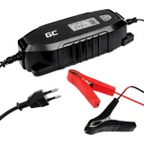 Green Cell Intelligent Ladegerät Akku 6V/12V 4A (SLA, AGM, Gel, EFB, Wet, LiFePO4) Vollautomatisches Batterieladegerät mit Batterieteste Rekonditionierungsmodus für Auto Motorrad LKW Automobil IP65