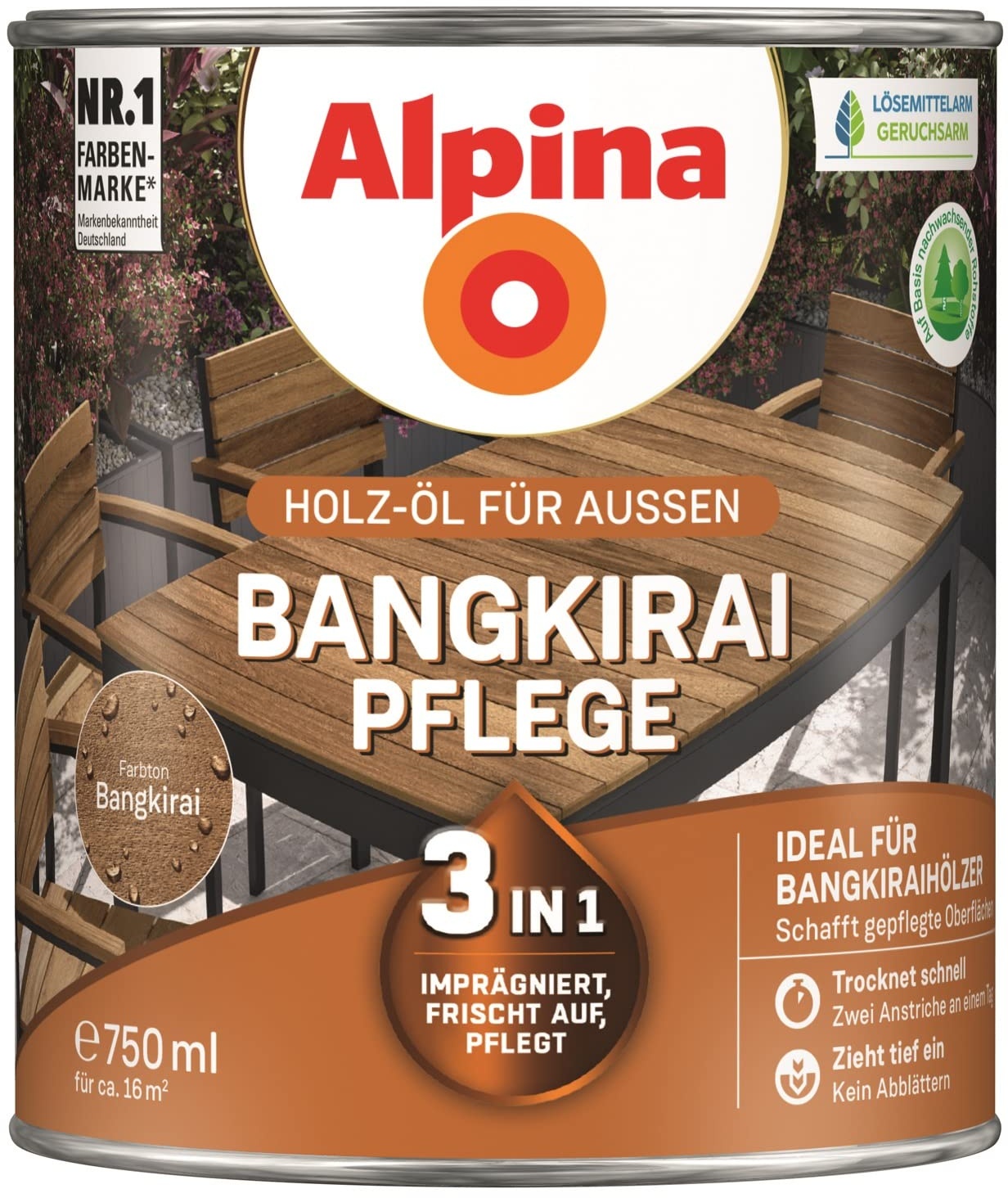 Alpina Bangkiraiöl 0,75L (Bangkirai-Pflege)