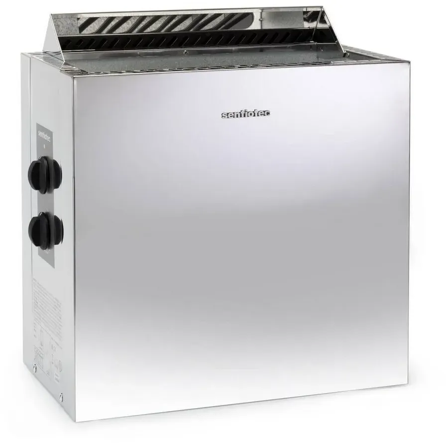 Preisvergleich Produktbild Sentiotec Saunaofen Sentiotec Nordex Style Saunaofen mit integrierter, 6 kW silberfarben