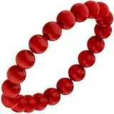 Jobo Perlenarmband rot 19 cm