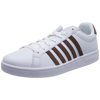 K-Swiss Herren Court TIEBREAK Sneaker, White/Black Gradient, 40 EU