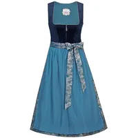 MarJo Midi Dirndl IRSEE in blau | Gr.: 38