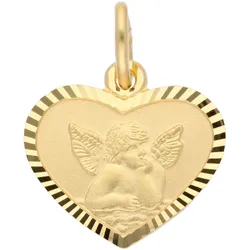 Kettenanhänger ADELIA ́S "Damen Gold Schmuck 333 Gold Anhänger Amor", gold, Schmuckanhänger, Damen, Gold, Goldschmuck für Damen