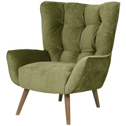 SOHO Polstersessel  Jolyn ¦ grün ¦ Maße (cm): B: 87 H: 100 T: 86.0