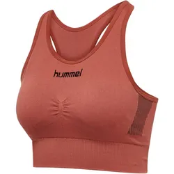 hummel First Seamless Sport-Bra Damen marsala M/L