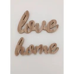 Schriftzug LOVE/HOME