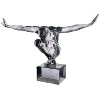 Gilde Skulptur Gris grau - (H) 33,5 cm | Gr.: onesize