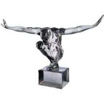 Gilde Skulptur Gris grau - (H) 33,5 cm | Gr.: onesize