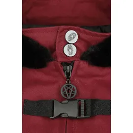 Gothicana by EMP Damen dunkelrote Übergangsjacke leicht gefüttert mit Gehschlitz hinten S - dunkelrot - S