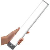 Unter Schrankgarderobenleuchten, LED-Bewegungssensor-Schrankleuchte für alle Bildschirme mit 54 Lampenperlen, kabelloses wiederaufladbares überall aufklebbares magnetisches Nachtlicht