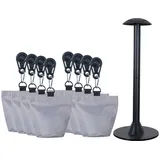 Siena Garden Zubehör-Set für Schutzhüllen 23,5 cm x 23,5 cm x 26,5 cm Hellgrau