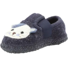 HAFLINGER Slipper Blau 30