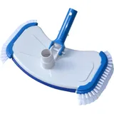 Paradies Pool Bodensaugerbürste Deluxe, Poolbürste mit Sauganschluss 32/38 mm, Reinigungsbürste, Poolsauger, mit seitlichen Borsten, Menge: 1 Stück