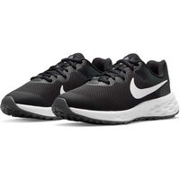 Nike Revolution 6 black/white-dk smoke grey 40