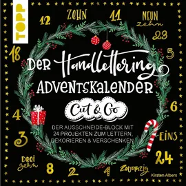 Frechverlag Der Handlettering-Adventskalender - Cut & Go