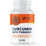 Vimergy Curcumin mit Gelbwurz Kapseln, 30 Einnahmen – Curcumin & Gelbwurz Kräuter-Zusätze – Curcuma Kapsel Flüssiger Füllung – Vegane Curcumin & Kurkuma Kapseln – Gentechnik- und Glutenfrei (90 Stk.)