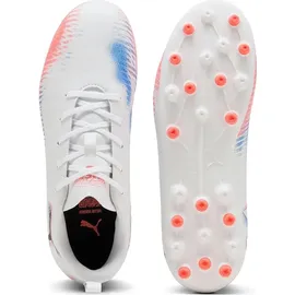 Puma Future 8 Play MG Kinder puma white/puma black/glowing red 31