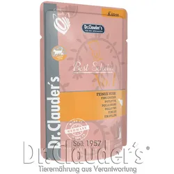 Dr Clauders Best Selection Kitten No I Feines Huhn Katzennassfutter 16 x 85 Gramm