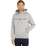 Tommy Hilfiger Core Logo Kapuzenpullover Cloud Heather 3XL
