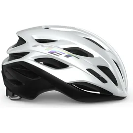MET-Helmets MET Estro MIPS Helm - Brilliant Holographic White - L (58-61 cm) Fahrradhelm Weiß