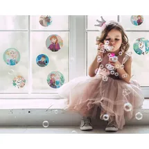 KOMAR Fensterbild Fenstersticker - Frozen Royal 30 x 30 cm 2 Bogen