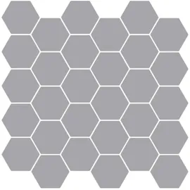 vidaXL Sechseckige Fliese Grau 30 x 30 cm 10 St.