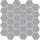 vidaXL Sechseckige Fliese Grau 30 x 30 cm 10 St.
