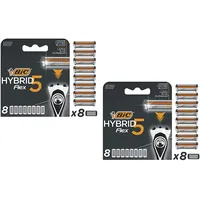 BIC Rasierklingen für Herren Rasierer Hybrid 5 Flex 16
