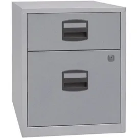 BISLEY Home PFA Rollcontainer 41,3 x 40,0 x 52,8 cm silber