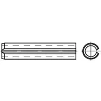 Industrial Quality Supplies DIN 7346 Spannstift (Spannhülse), leichte Ausführung,