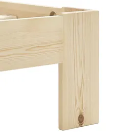 vidaXL Massivholzbett 180 x 200 cm Braun
