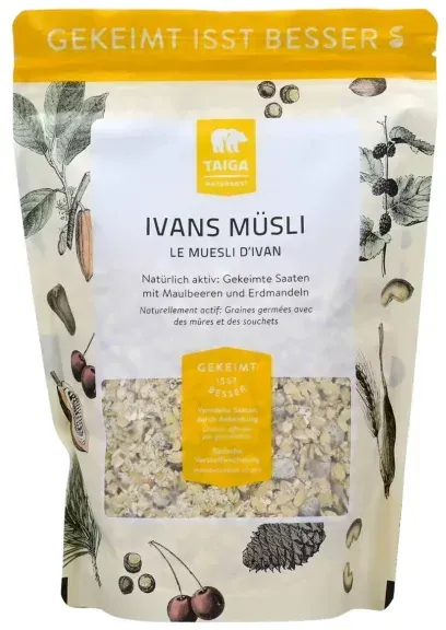 TAIGA Ivans Müsli, angekeimte Saaten bio