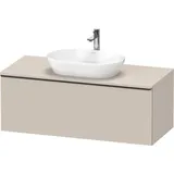 Duravit Waschtischunterschrank wandhängend „D-Neo“ 120 × 45,9 × 55 cm in Taupe Matt