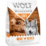 Wolf of Wilderness 1kg Soft Wide Acres Huhn Wolf of Wilderness Hundefutter trocken