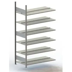 Anbauregal META COMPACT S3 2200x1250x600 180 Ordner 6 Böden, vzk, zerlegt