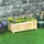 Outsunny Hochbeet 70 x 30 x 25 cm Natur
