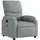 vidaXL Massagesessel Modell 7 Polyester 99 x 99 x 99 cm Hellgrau mit Fernbedienung