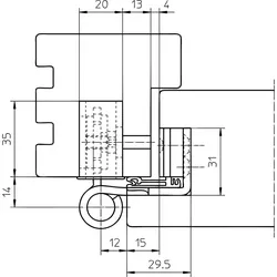 Türband BAKA Protect 4010 3D FD, 1 Satz = 3Stk. Stahl weiß