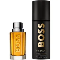 HUGO BOSS Boss The Scent Eau de Toilette 50 ml + Deo Spray 150 ml Geschenkset 3