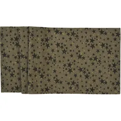 Tischläufer Stelle d'Oro - 40x100cm, coffee